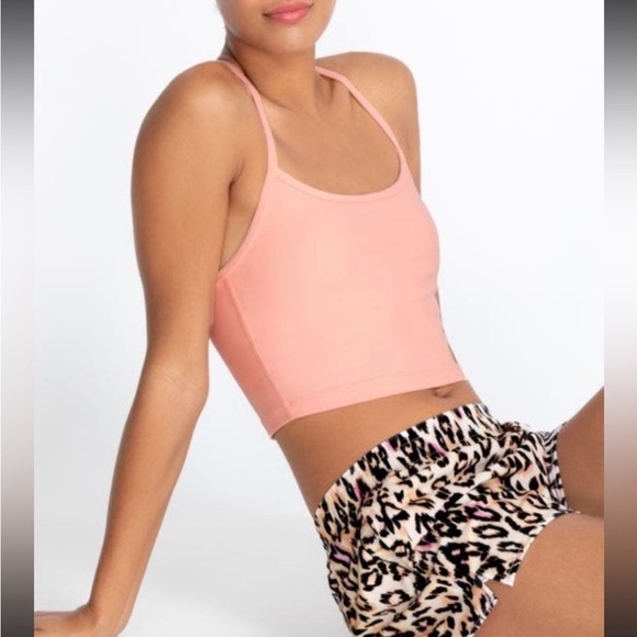 Johnny Was Other - Johnny Was Calme Cross-Back Cami In Apricot Blush